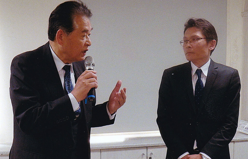 大安区長と意見交換